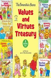 Book cover of The Berenstain Bears Values and Virtues Treasury by Mike Berenstain