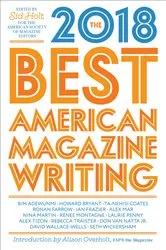 Book cover of The Best American Magazine Writing 2018 by The American Society of Magazine Editors