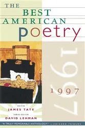 Book cover of The Best American Poetry 1997 by James Tate
