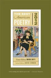 Book cover of The Best American Poetry 2012 by David Lehman