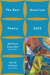 Book cover of The Best American Poetry 2022 by David Lehman