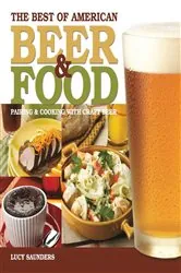 Book cover of The Best of American Beer and Food by Lucy Saunders