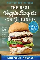 Book cover of The Best Veggie Burgers on the Planet, revised and updated by Joni Marie Newman
