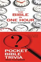 Book cover of The Bible in One Hour & Pocket Bible Trivia by Stan Campbell