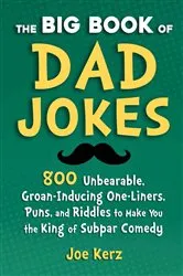 Book cover of The Big Book of Dad Jokes by Joe Kerz