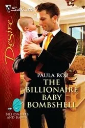 Book cover of The Billionaire Baby Bombshell by Paula Roe