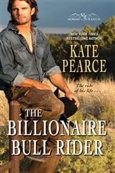Book cover of The Billionaire Bull Rider by Kate Pearce