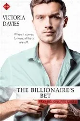 Book cover of The Billionaire's Bet by Victoria Davies