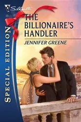 Book cover of The Billionaire's Handler by Jennifer Greene