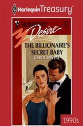 Book cover of THE BILLIONAIRE'S SECRET BABY by Carol Devine