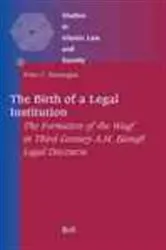 Book cover of The birth of a legal institution by P.C. Hennigan