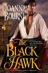 Book cover of The Black Hawk by Joanna Bourne