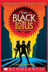 Book cover of The Black Lotus: Shadow of the Ninja by Kieran Fanning