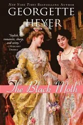 Book cover of The Black Moth by Georgette Heyer