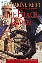 Book cover of The Black Raven by Katharine Kerr