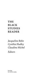 Book cover of The Black Studies Reader by Jacqueline Bobo