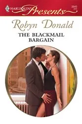 Book cover of The Blackmail Bargain by Robyn Donald