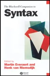 Book cover of The Blackwell Companion to Syntax by Unknown