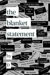 Book cover of the blanket statement by Danielle Fiondella