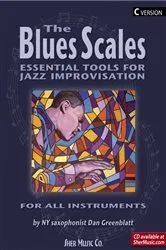 Book cover of The Blues Scales - C Version by Unknown