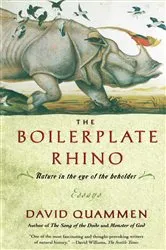 Book cover of The Boilerplate Rhino by David Quammen