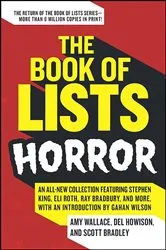 Book cover of The Book of Lists: Horror by Amy Wallace