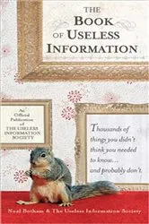 Book cover of The Book of Useless Information by Unknown