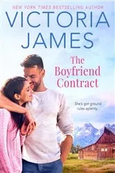Book cover of The Boyfriend Contract by Victoria James