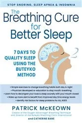 Book cover of The Breathing Cure for Better Sleep by Unknown