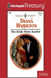 Book cover of THE BRIDE WORE SCARLET by Unknown