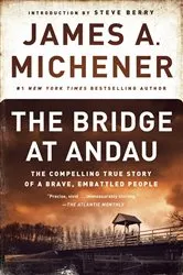 Book cover of The Bridge at Andau by James A. Michener