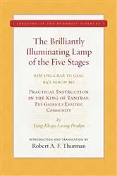 Book cover of The Brilliantly Illuminating Lamp of the Five Stages by Tsong Khapa