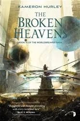 Book cover of The Broken Heavens by Kameron Hurley