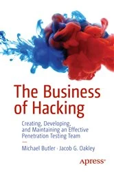 Book cover of The Business of Hacking by Michael Butler