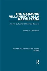 Book cover of The canzone villanesca alla napolitana by Donna G. Cardamone