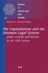 Book cover of The Capitulations and the Ottoman Legal System by Maurits H.  van den Boogert