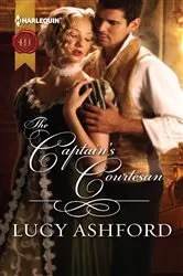 Book cover of The Captain's Courtesan by Lucy Ashford