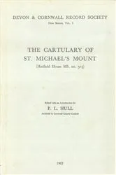Book cover of The Cartulary of St Michael's Mount by P. L. Hull