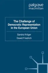 Book cover of The Challenge of Democratic Representation in the European Union by S. Kröger