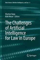 Book cover of The Challenges of Artificial Intelligence for Law in Europe by Unknown
