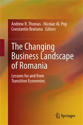 Book cover of The Changing Business Landscape of Romania by Andrew R. Thomas