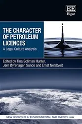 Book cover of The Character of Petroleum Licences by Tina Soliman Hunter