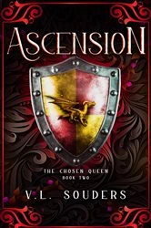 Book cover of The Chosen Queen 2 Ascension by V. L. Souders
