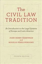 Book cover of The Civil Law Tradition by Unknown