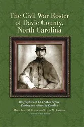 Book cover of The Civil War Roster of Davie County, North Carolina by Mary Alice M. Hasty