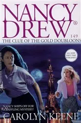 Book cover of The Clue of the Gold Doubloons by Carolyn Keene