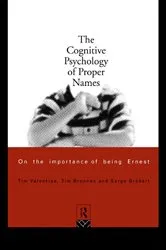 Book cover of The Cognitive Psychology of Proper Names by Serge Bredart