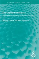 Book cover of The Comely Frontispiece by Margery Corbett