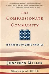 Book cover of The Compassionate Community by Jonathan Miller