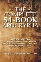Book cover of The Complete 54-Book Apocrypha by Covenant Press